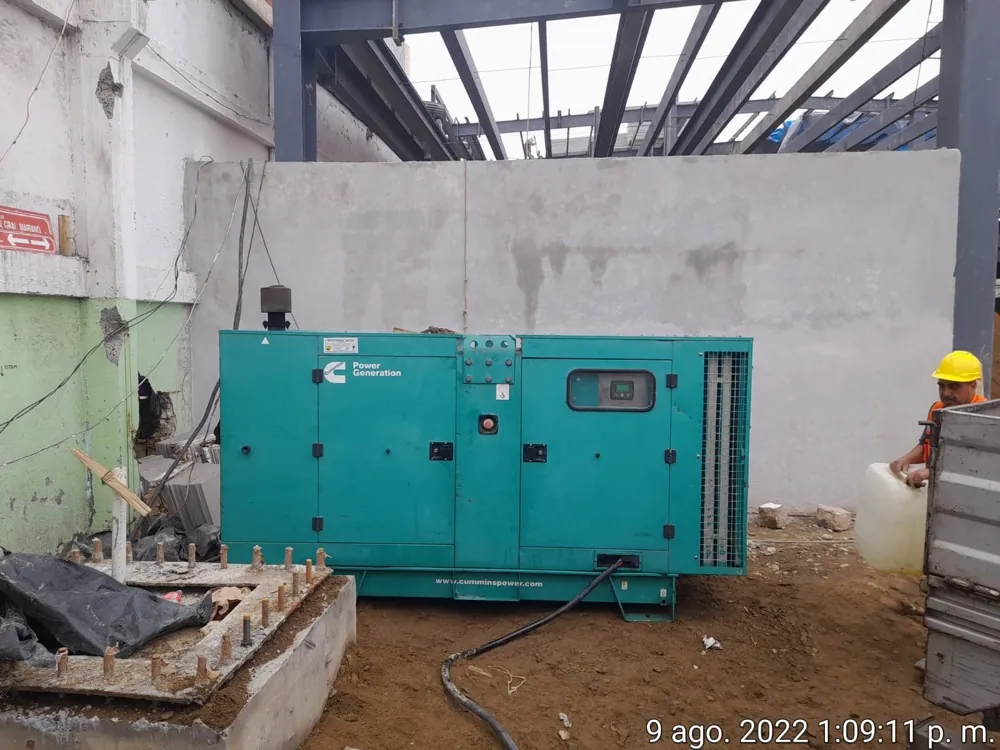 Planta de luz diésel Rivas en operación